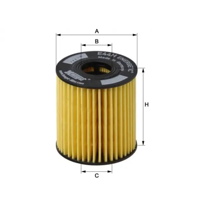Mini Mini-R56>R59 L359 L538 L550 Yağ Filtresi N12 N14 N16 N18 R56R59 11427557012 Hengst
