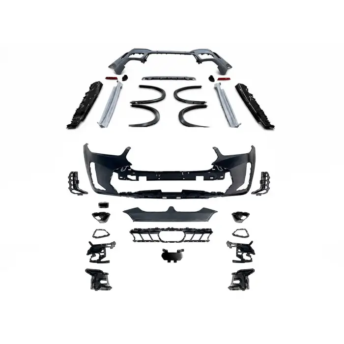 BMW X6:G06-LCI 2023- Gövde Kiti PDC Arka Accli OO OO Egz Çıkışlı Marşpiyelli Dodikler X6M Wender