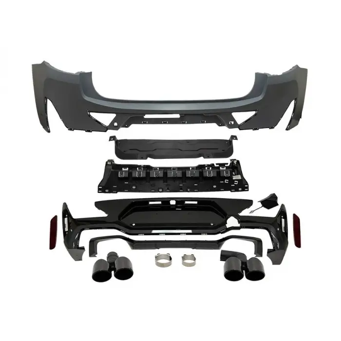 BMW X4:G02-LCI 2022- Komple Tampon Arka 00 00 Çıkış Egz Uçlu X4M 51128065289 Wender