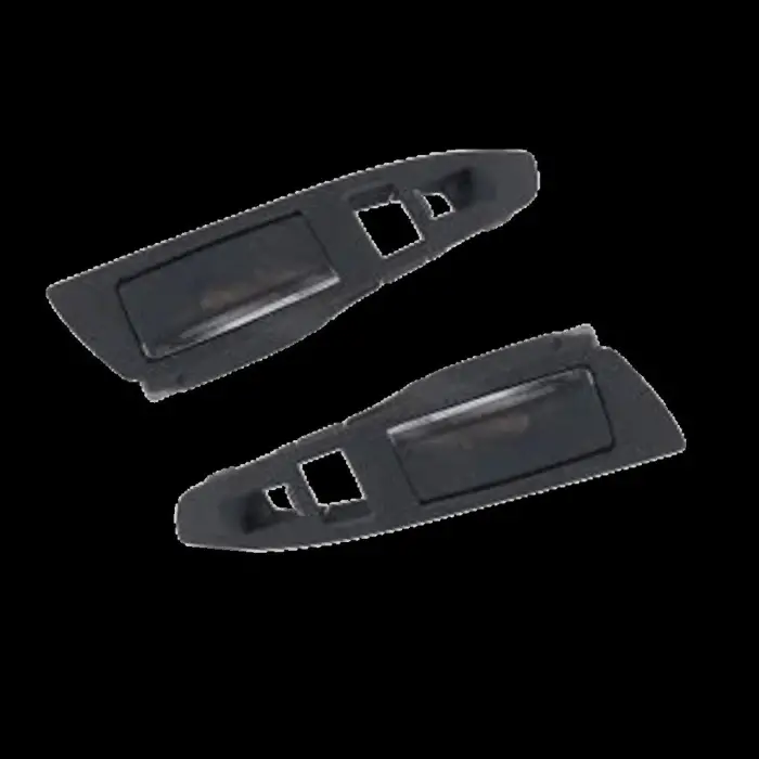 BMW F01-LCI Cam Düğme Çerçevesi Set Arka Solsağ Küllüklü Siyah Arka Güneşlik 51427322878 Wender
