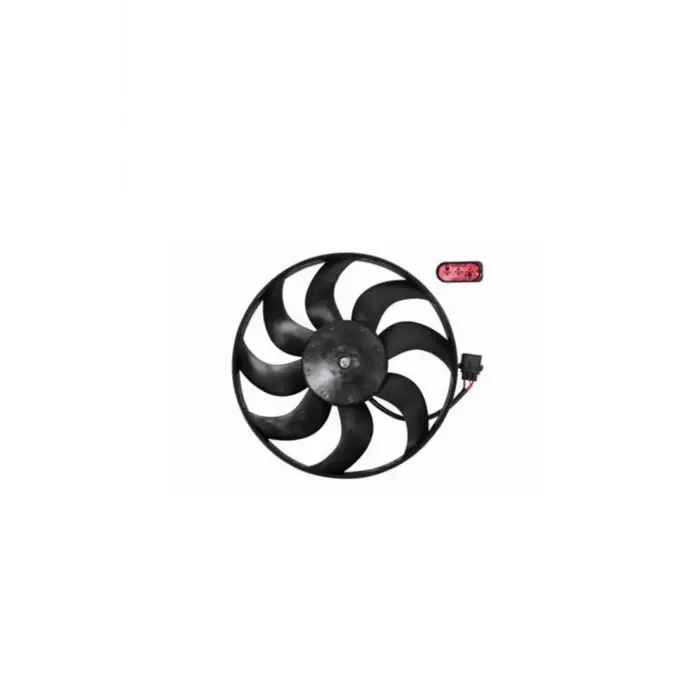 Volkswagen Polo 0202- Seat Ibiza 0202- FAN Motoru Davlumbazsiz 390 MM 3 FIS 7 Kanat 8EW351040381 Wisco