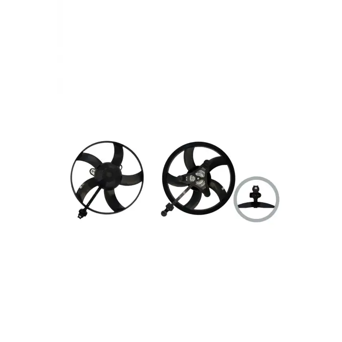 Volkswagen Polo 2002- Skoda Fabia 1 2002- FAN Motoru Davlumbazsiz 302 MM 2 FIS 5 Kanat 6Q0959455AF Winpower
