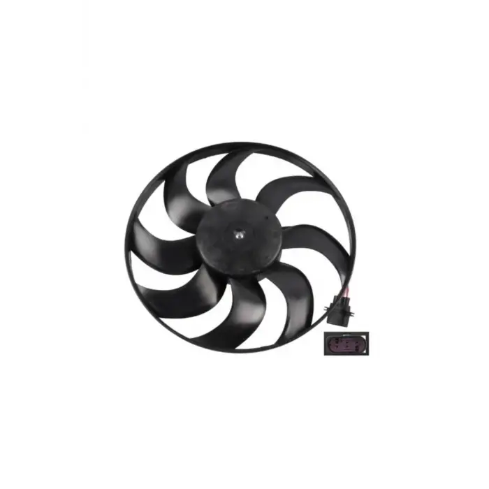 Volkswagen Polo 2002- Skoda Fabia 2002- FAN Motoru Davlumbazsiz 390 MM 3 FIS 7 Kanat 6Q0959455AE Wisco