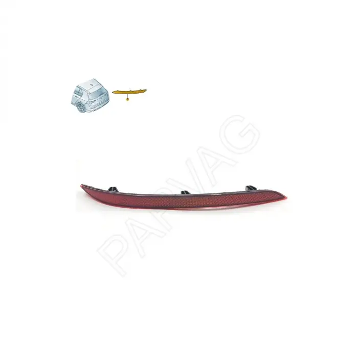 VW GOLF8 2020- Tampon Reflektoru Arka Sağ 5H0945106 OEM