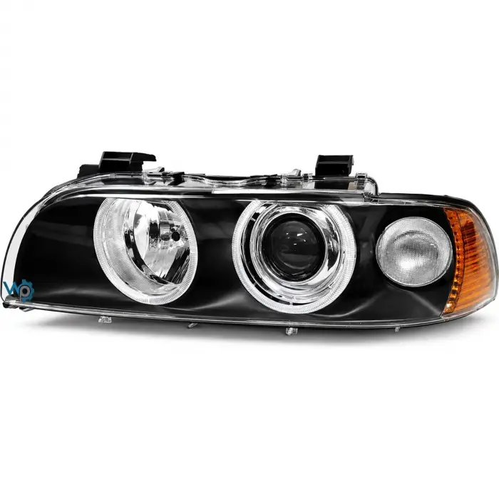 BMW E39 2001-2003 Komple Far Sol Siyah Sarı Sinyal Hella Type 63126900197 Wender