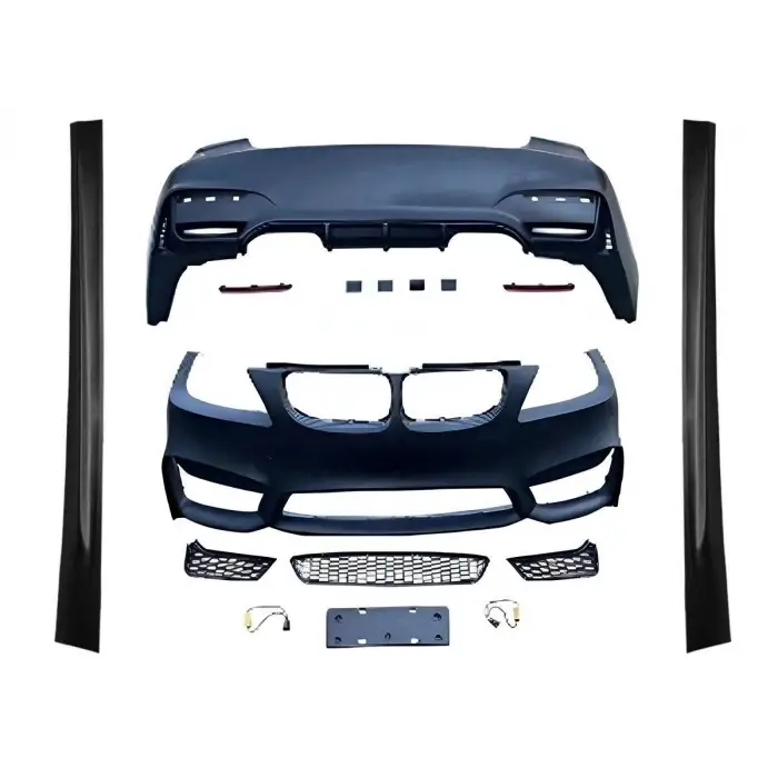 BMW E90 2005-2008 Gövde Kiti OO Egz Çıkışlı Marşpiyelli M4 Style A0902105 Wender