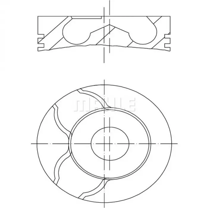 Opel Astra H Vectra C 2004-2009 Piston Sekman 82.00 STD 93178375 Goetze