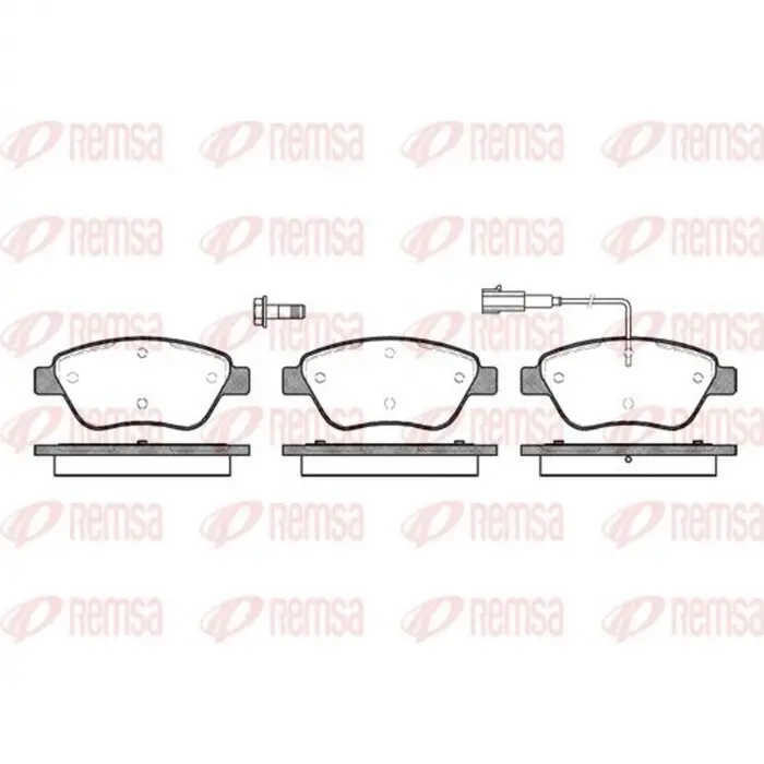 Fiat Albea Palio 2006-2014 Fren Baltasi Ön Fisli 55174420 Delphi