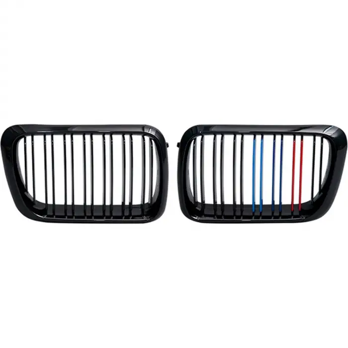 BMW E36 1997-1999 Panjur Set Piano Siyah Çift Çıtalı M Renkli 51138195151 Wender
