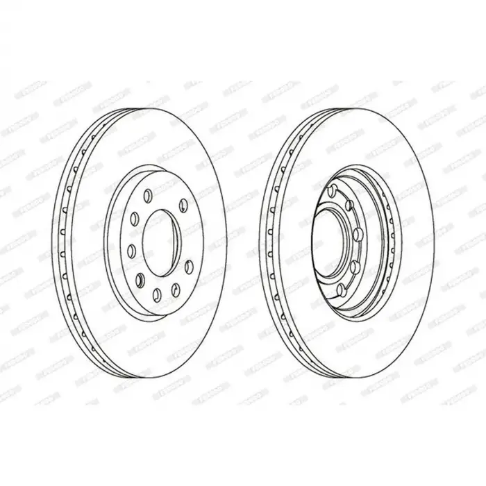 Opel Astra H Zafira B 1998-2002 Fren Diski Ön 280MM 90539466 Eurorepar