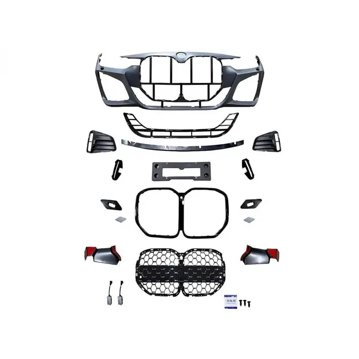 BMW F32+LCI 2013-2020 Komple Tampon Ön F Yık Lı PDCli Panj Lu M Tech G22 Style A51119854247S1 Wender