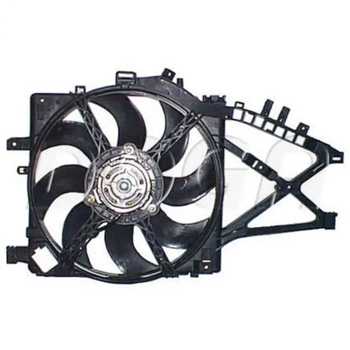 Opel Combo C Corsa C 2001- FAN Motoru Davlumbazsiz 390 MM 2 FIS 6 Kanat 1341331 Deye