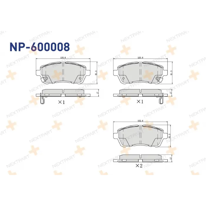 Ford Fiesta 2008-2017 Fren Balata Ön ME8V5J2K021AA Nextpart