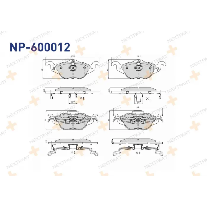 Opel Astra 1998-2005 Fren Balata Ön Ikazli 1605000 Nextpart