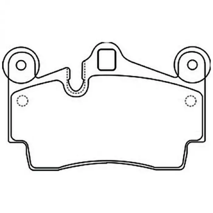 VW Touareg 2002-2010 Fren Balata Arka 955.352.939.00 Nextpart