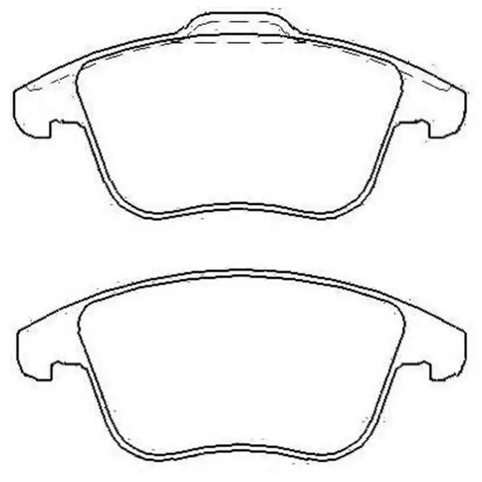 Citroen C5 2006-2014 Fren Balata Ön Fisli ME6G9J2K021AA Nextpart