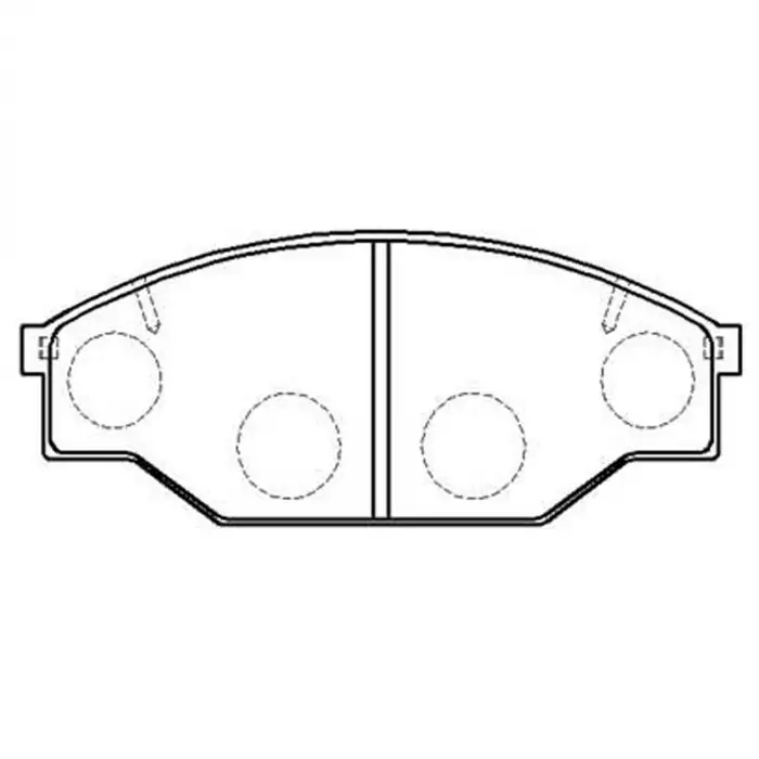 Toyota Hi-lux 1983-2005 Fren Balata Ön Tel Delikli 446526210 Nextpart