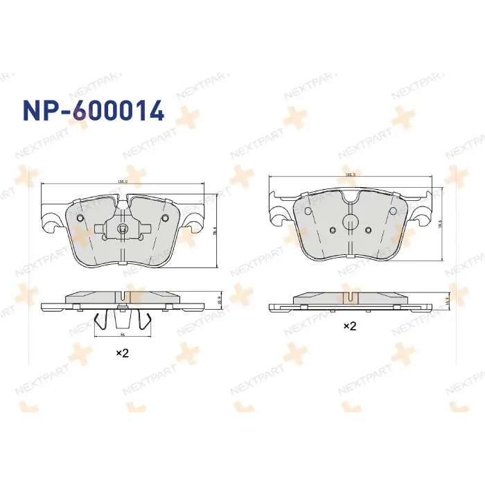 Peugeot 308 2013- Fren Balata Ön 304 MM Diskler Icin 1609898580 Nextpart