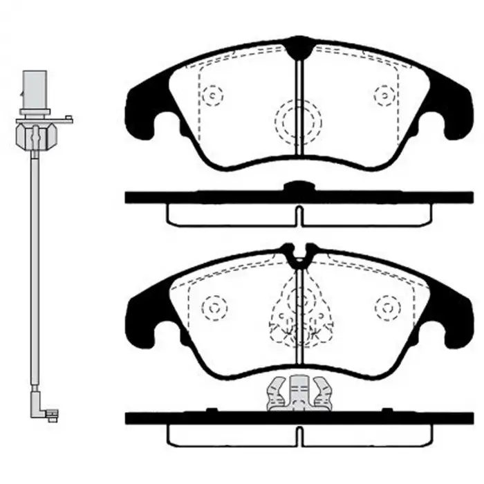 Audi A5 2007-2017 Fren Balata Ön 4G0 698 151 AA Nextpart