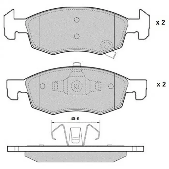 Opel Corsa 2014- Fren Balata Ön Ikazli 1684934180 Nextpart