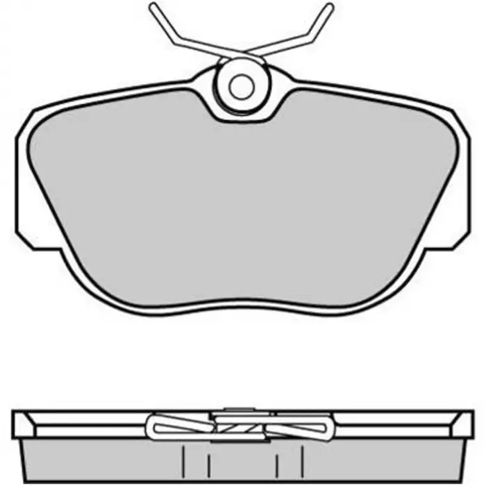 Mercedes-benz 190 1982-1993 Fren Balata Ön A000 420 8920 Nextpart