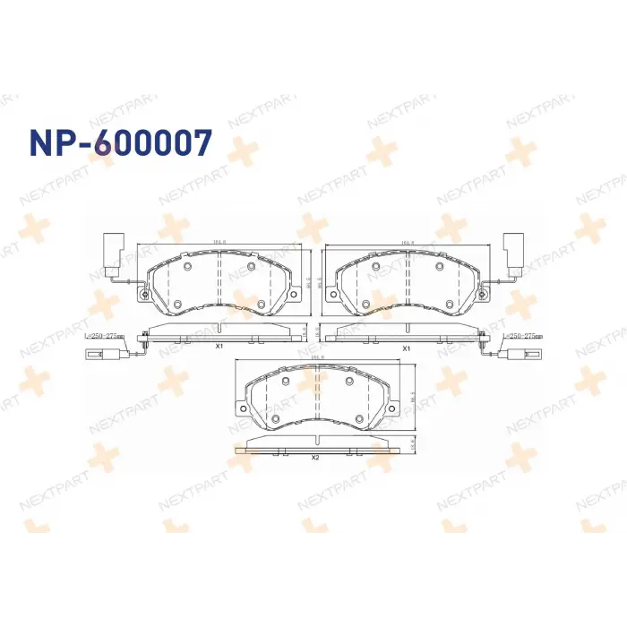 Ford Transit 2006-2014 Fren Balata Ön Fisli ME6C1J2K021AA Nextpart