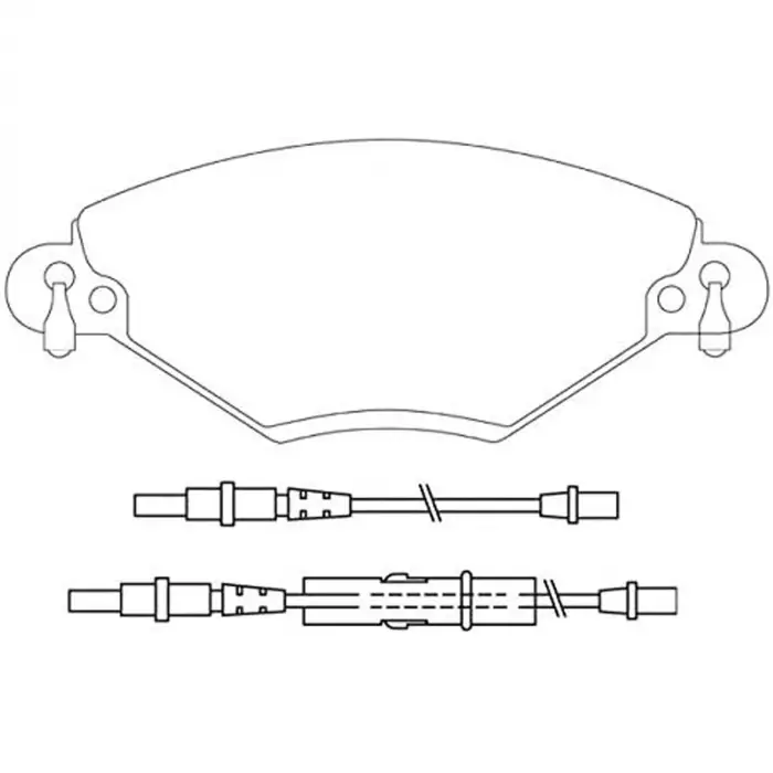 Citroen C5 2004-2008 Fren Balata Ön Fisli 1611456480 Nextpart