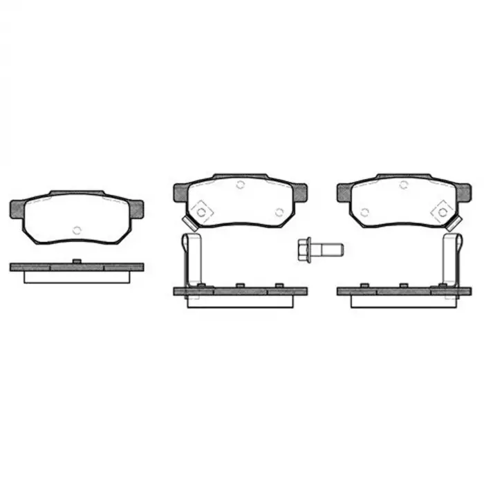 Honda Civic 1995-2000 Fren Balata Arka Ikazli 43022ST3E50HE Nextpart