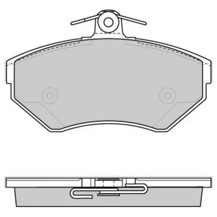 VW Golf 1997-2005 Fren Balata Ön 1HM 698 151A Nextpart