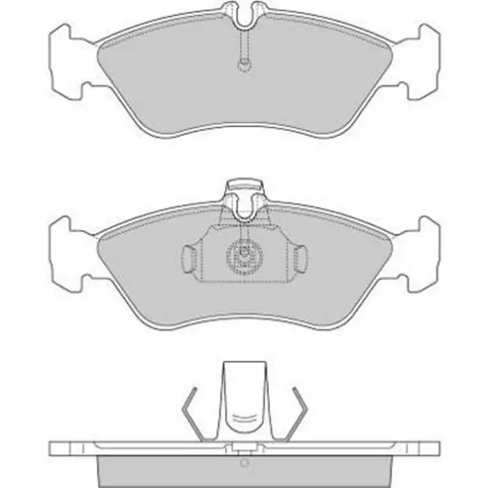 Mercedes-benz Sprinter 1995-2006 Fren Balata Arka Fisli 9024230510KZ Nextpart