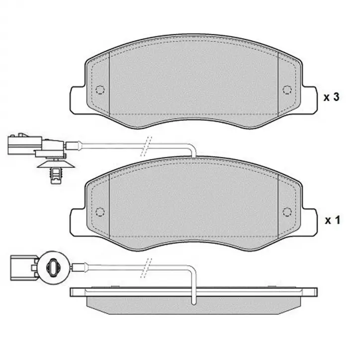 Renault Master 1998-2010 Fren Balata Arka 7701 206 763 Nextpart