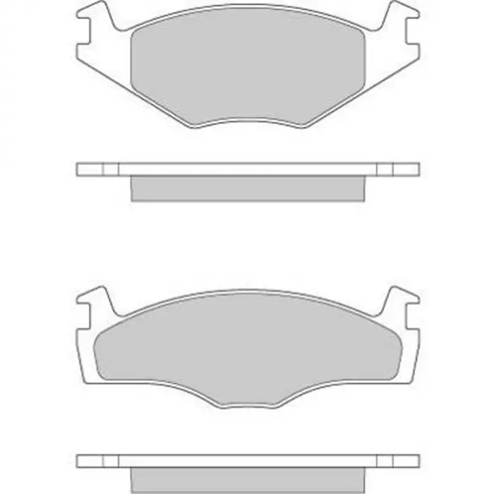VW Golf 1983-1992 Fren Balata Ön 191 698 151B Nextpart