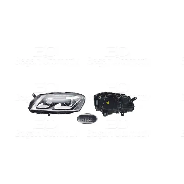 VW Passat 2011- Far Sol Bixenon LED Beyin 3AB941753F Wisco