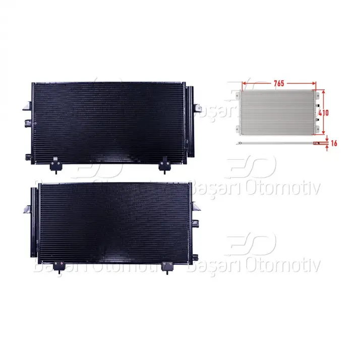 Toyota RAV4 2000- Klima Radyatörü 765X410X16 8846042060 Wisco