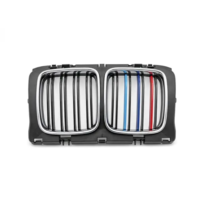 BMW E34 1987-1992 Panjur Siyah Çift Çıtalı M Renkli Siyah Çerçeveli 51131973897 Wender