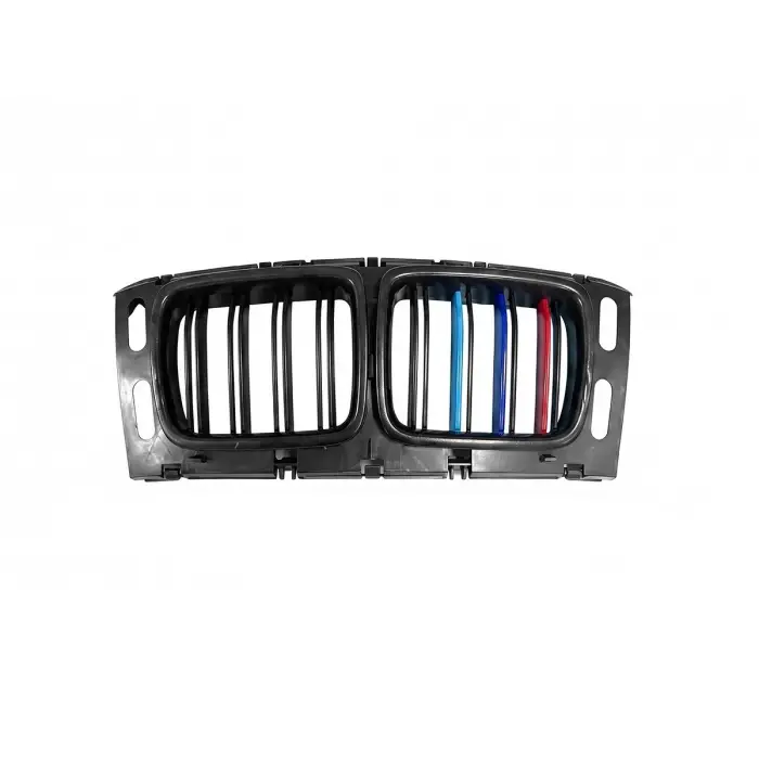 BMW E34 1993-1995 Panjur Siyah Çift Çıtalı M Renkli Krom Çerçeveli 51138148727 Wender