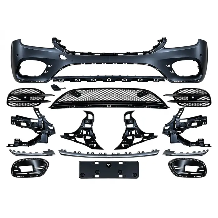 Mercedes W222 2017-2020 Komple Tampon Ön PDC Delikli S450 AMG 2228856100 Wender