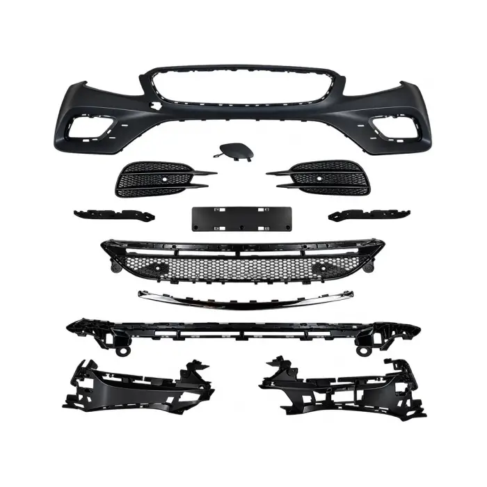 Mercedes W213 2016-2019 Komple Tampon Ön PDC Delikli AMG 2138852700 Wender