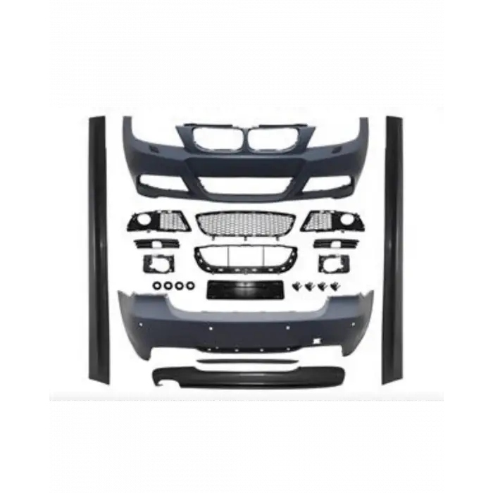 BMW E90 2008-2011 Gövde Kiti Far Yıkamalı PDCli Arka 0 Çıkış Marşpiyelli M Tech 51127906501S1 Wender