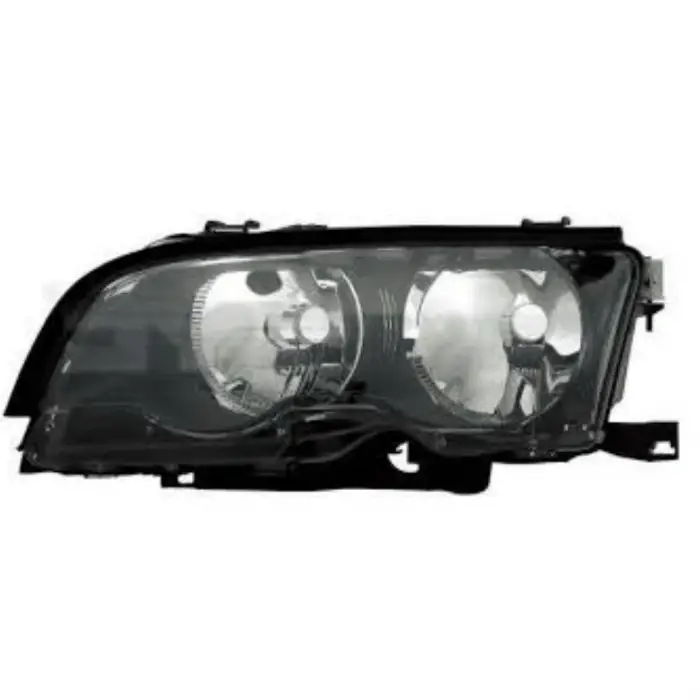 BMW Komple Far E46 Sol; Siyah -Coupe- 2002-03