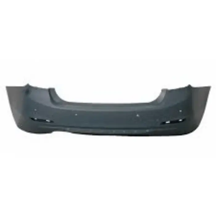 BMW F30 2012-2015 Tampon Arka PDCli 00 Çıkış Nikelaj Delikli Luxury 51127312734 Wender