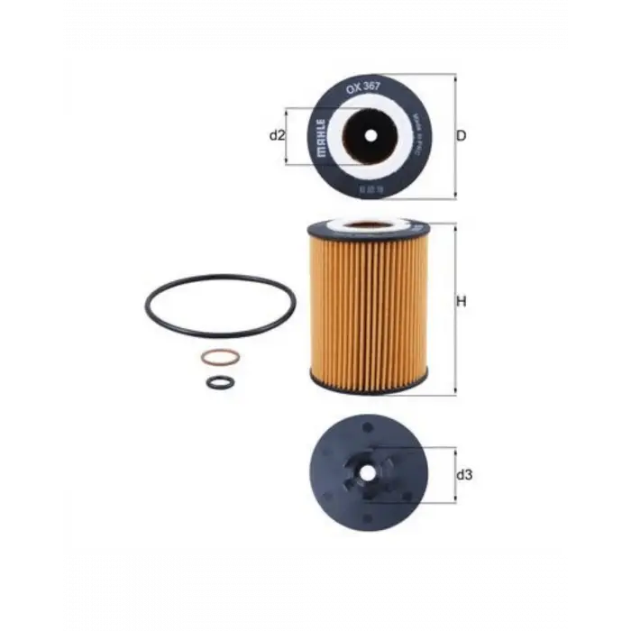 BMW X5 E60 E65 E53 N62 Yağ Filtresi 11427511161 KNECHT