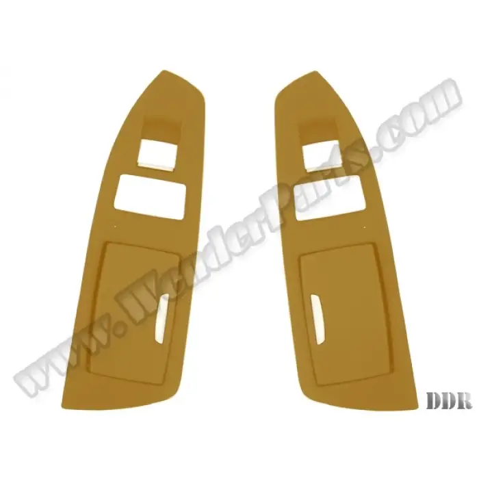 Cam Düğme Çerçevesi F01 Set Arka Sol&Sağ Küllüklü Bej; Arka Güneşlik