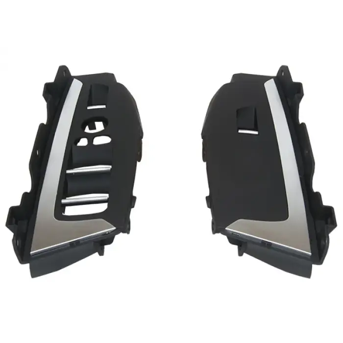 Cam Düğme Çerçevesi X3:G08 Ön; Set Siyah