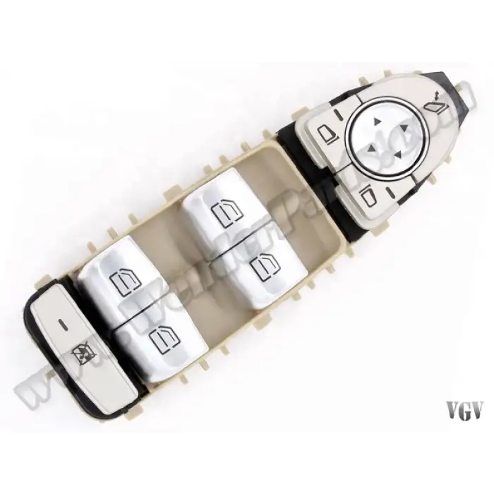 Cam Düğmesi W205 C253 Ön Sol Krema; Katlamalı Ayna