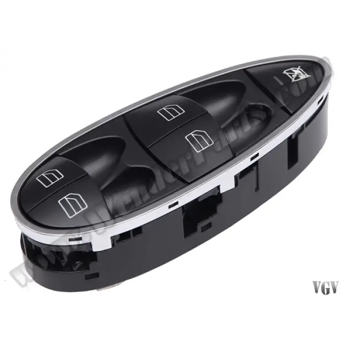 Cam Düğmesi W211 Ön Sol Krom Çerçeveli -Avg/Elg-