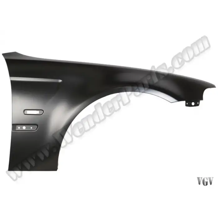 Çamurluk E46 Ön Sağ; Delikli, Sac -Compact- 2001-04