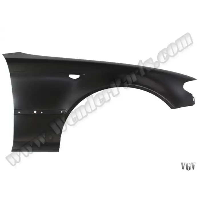 Çamurluk E46 Ön Sağ; Delikli, Sac -Coupe- 2003-06