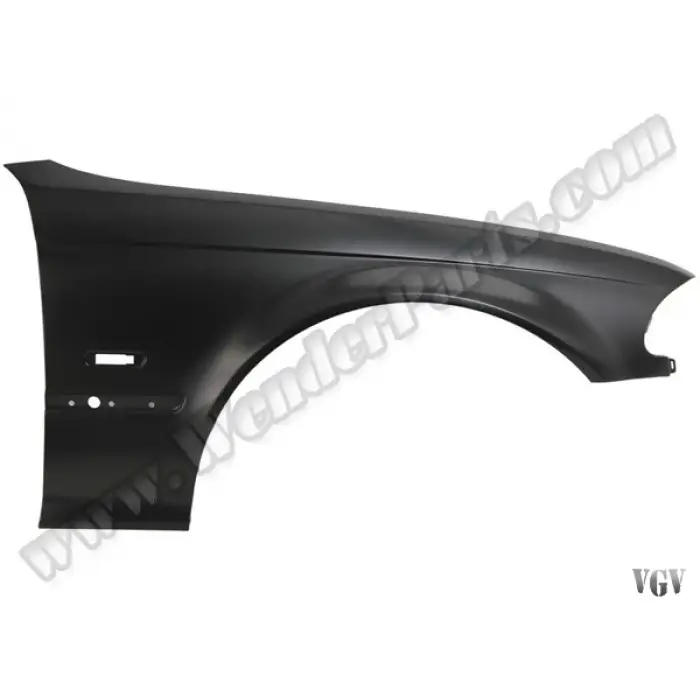 Çamurluk E46 Ön Sağ; Delikli, Sac -Sedan- 1998-01