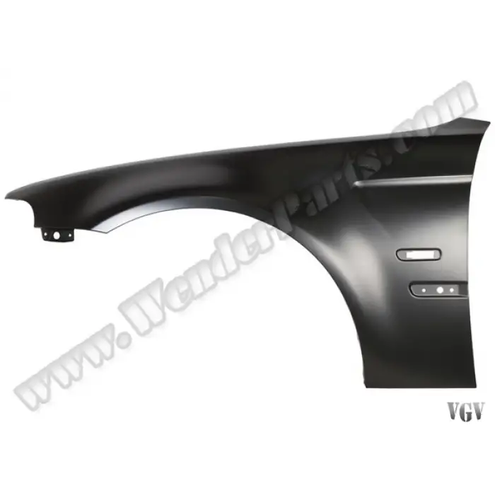 Çamurluk E46 Ön Sol; Delikli, Sac -Compact- 2001-04